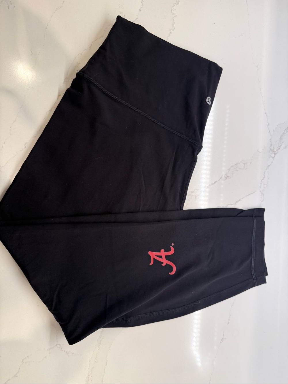 lululemon Alabama Black Leggings with Alabama Accent